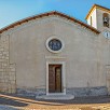 Pano facciata della chiesa dei santi fabiano e sebastiano - Fiamignano (Lazio)